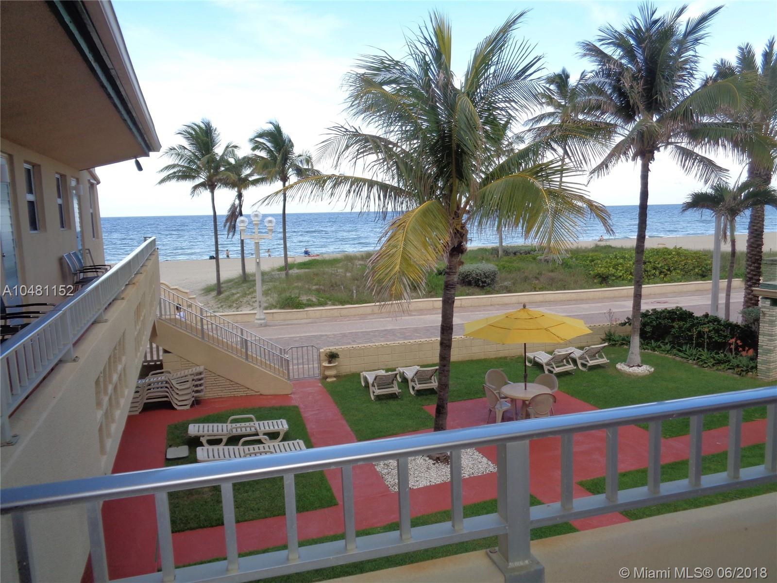Hollywood Beach Beachfront Hotel Along Boardwalk - 12 Rooms $4,700,000